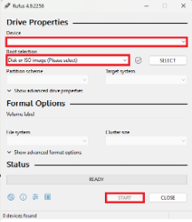 Rufus Interface Configuration